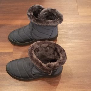 Warm winter and rain boots